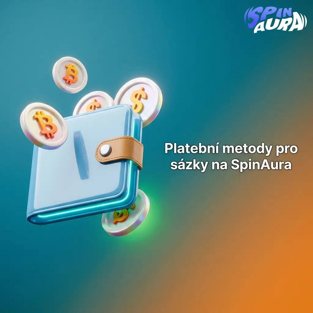 Platební metody SpinAura pro sázky: VISA, Mastercard, Skrill, Neteller, bankovní převod a kryptoměny