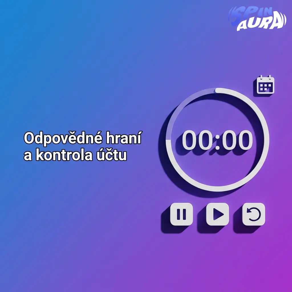 Odpovědné hraní ve SpinAura s limitem 18+, limity vkladů a sázek, pauzou od hry a ověřením účtu