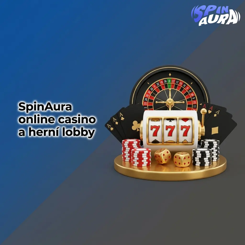 Lobby online casina SpinAura se sloty, crash hrami a stolními hrami jako ruleta, blackjack a baccarat
