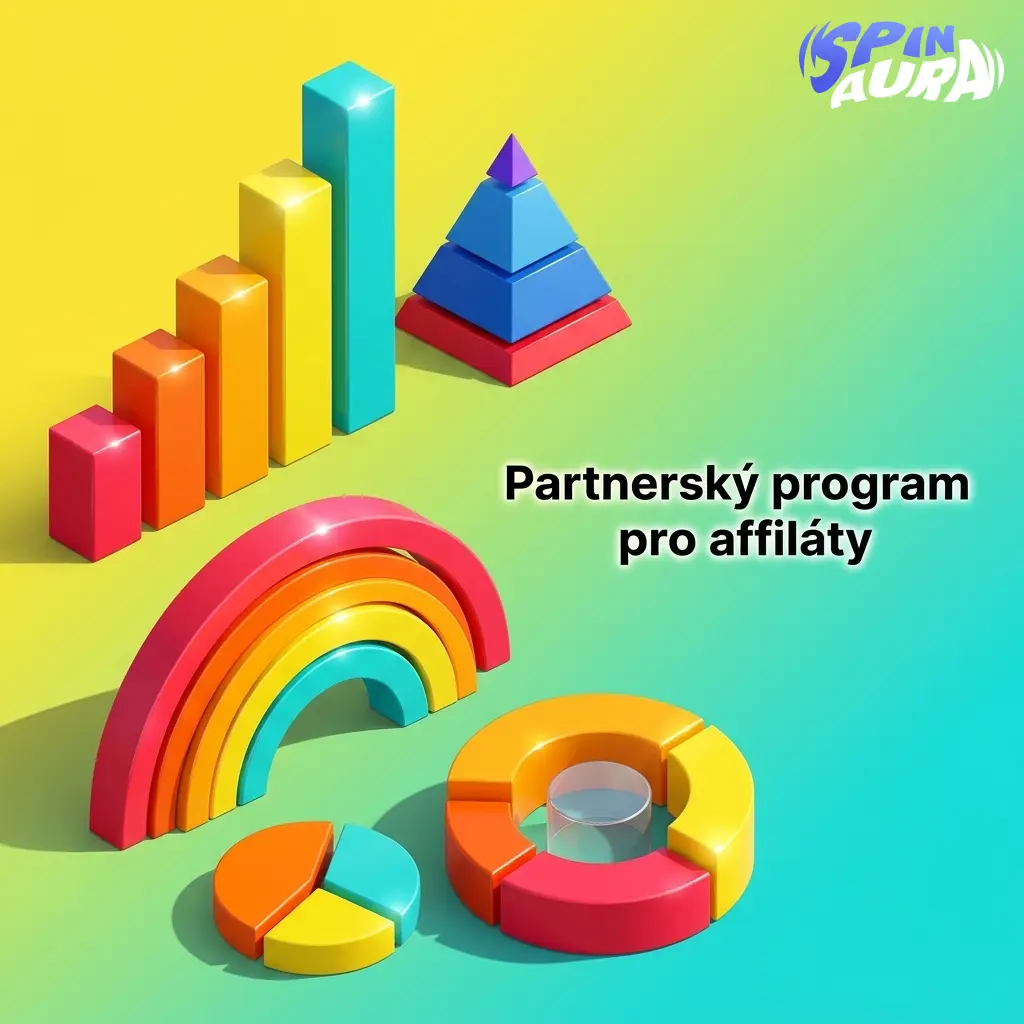 Partnerský program SpinAura pro affiláty s registračním odkazem, reporty výkonu a provizemi