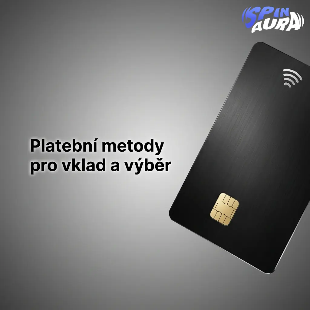 Platební metody pro vklad a výběr ve SpinAura: karty, e-peněženky, převod a kryptoměny