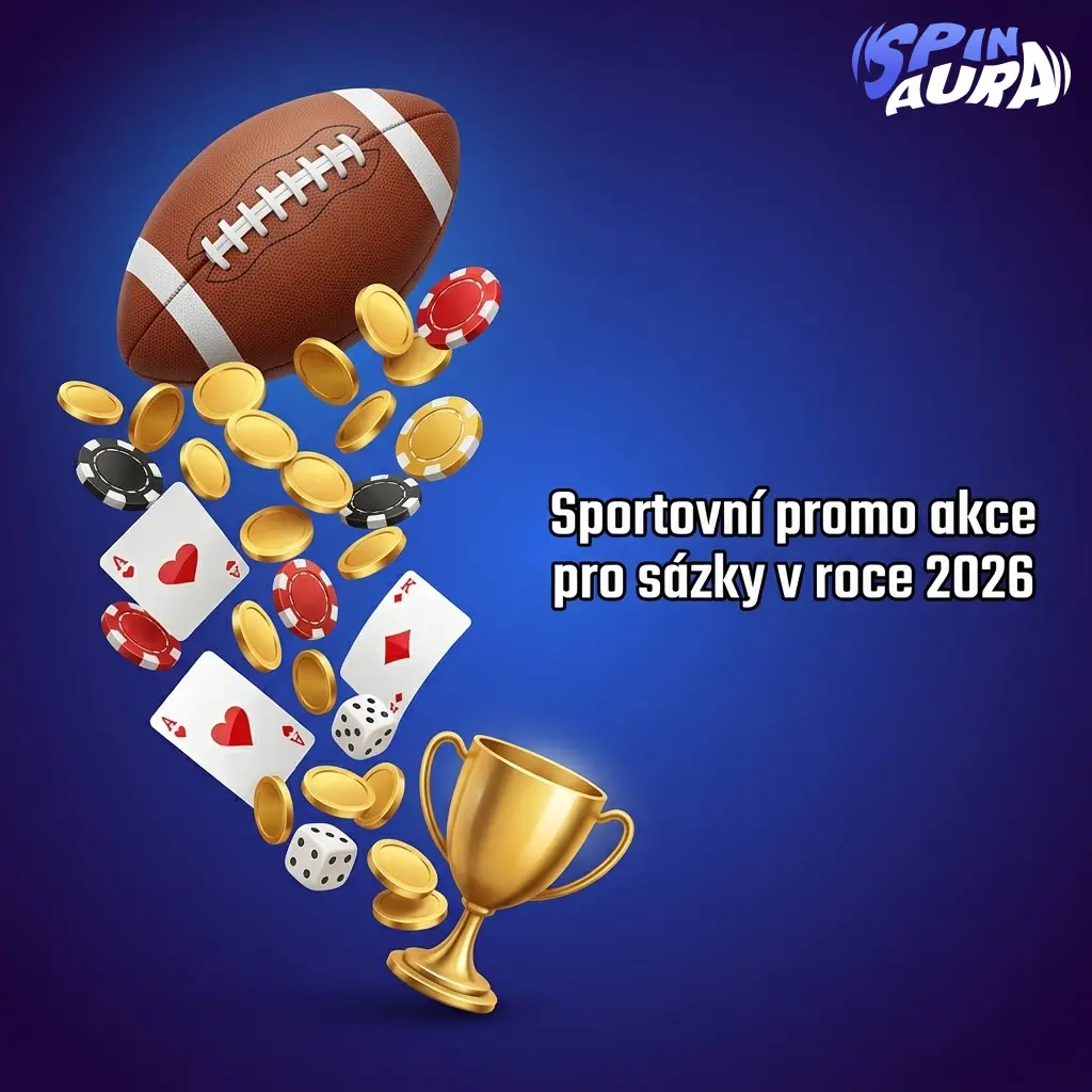 Sportovní promo akce 2026 pro sázky na fotbal, hokej, tenis, esporty a kriket v účtu hráče